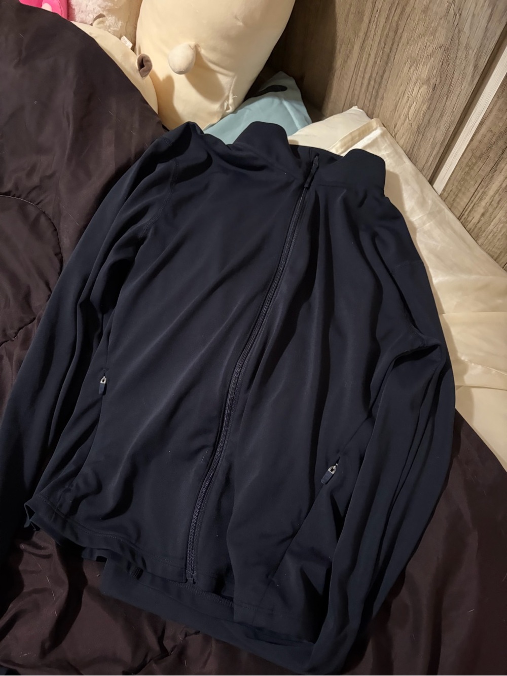 Uniqlo Airism Women's Navy Lightweight Full-Zip Utility Jacket